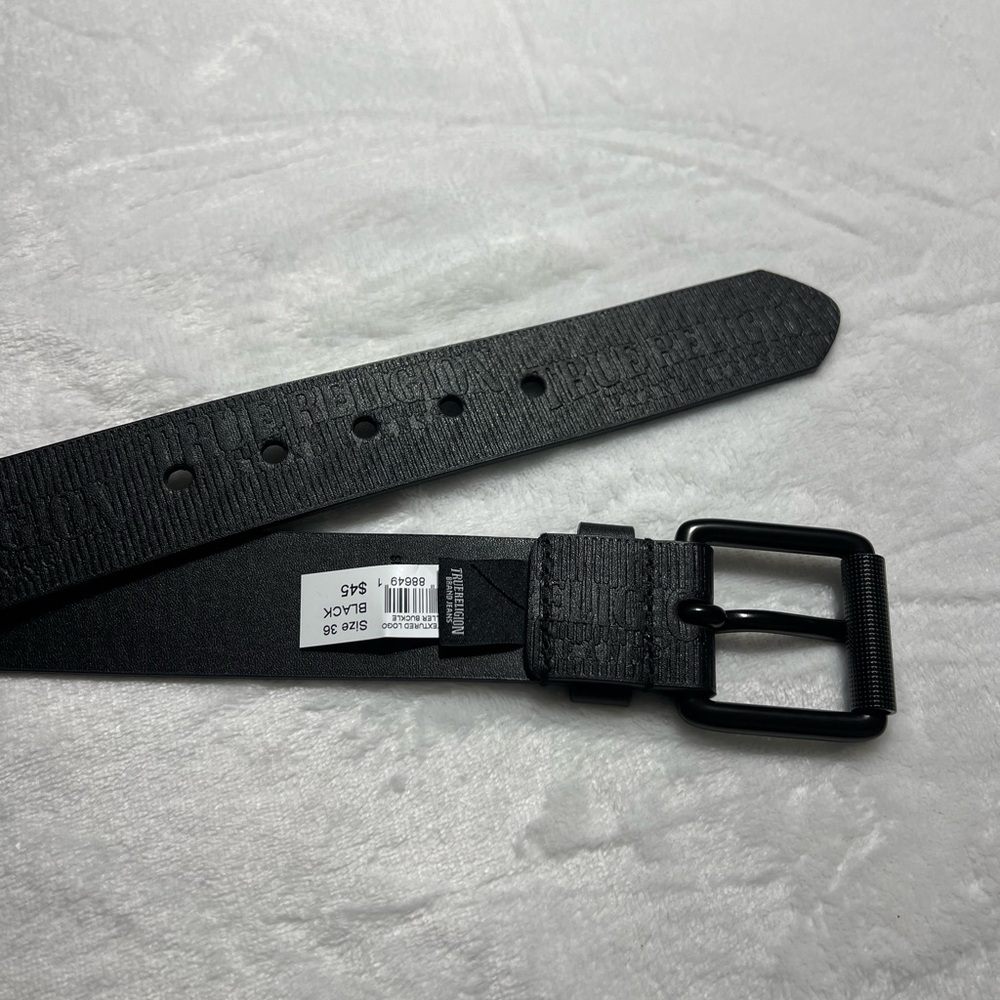 Men’s True Religion belt, Size 36, Black